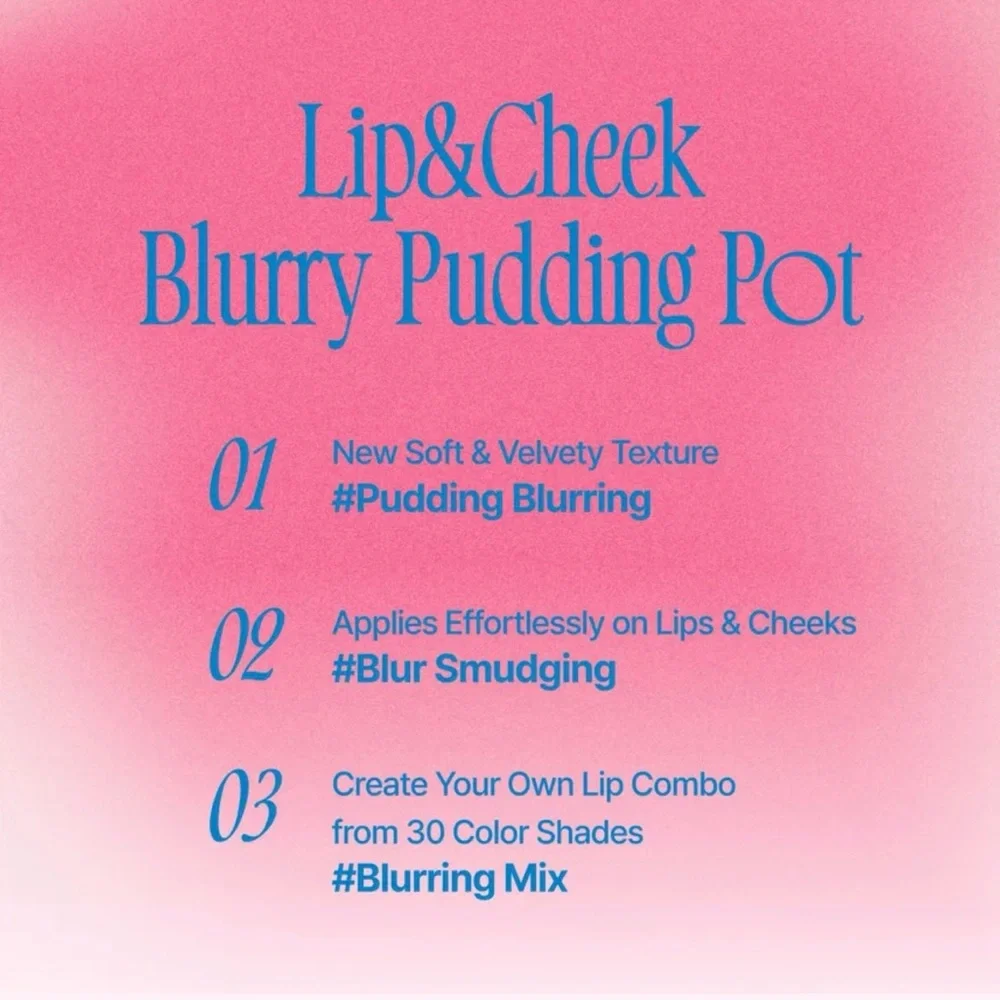 FWEE Lip & Cheek Tint (Blurry Pudding Pot)